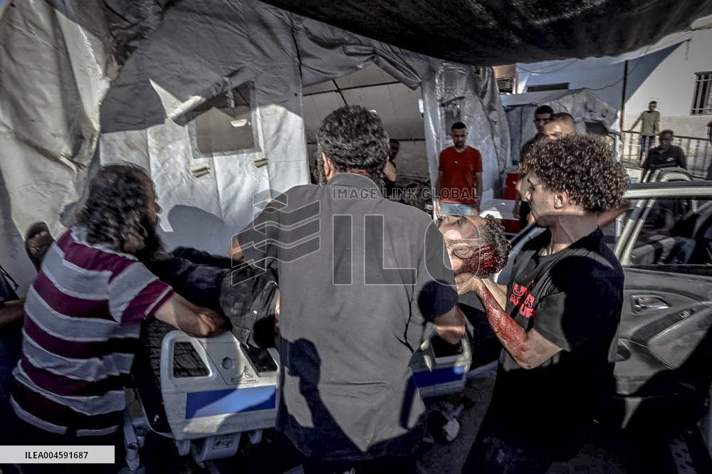 Gazans Killed and Wounded - Gaza City