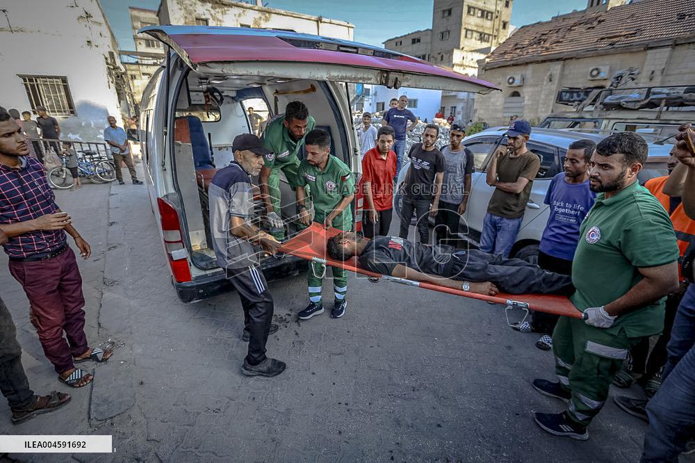 Gazans Killed and Wounded - Gaza City