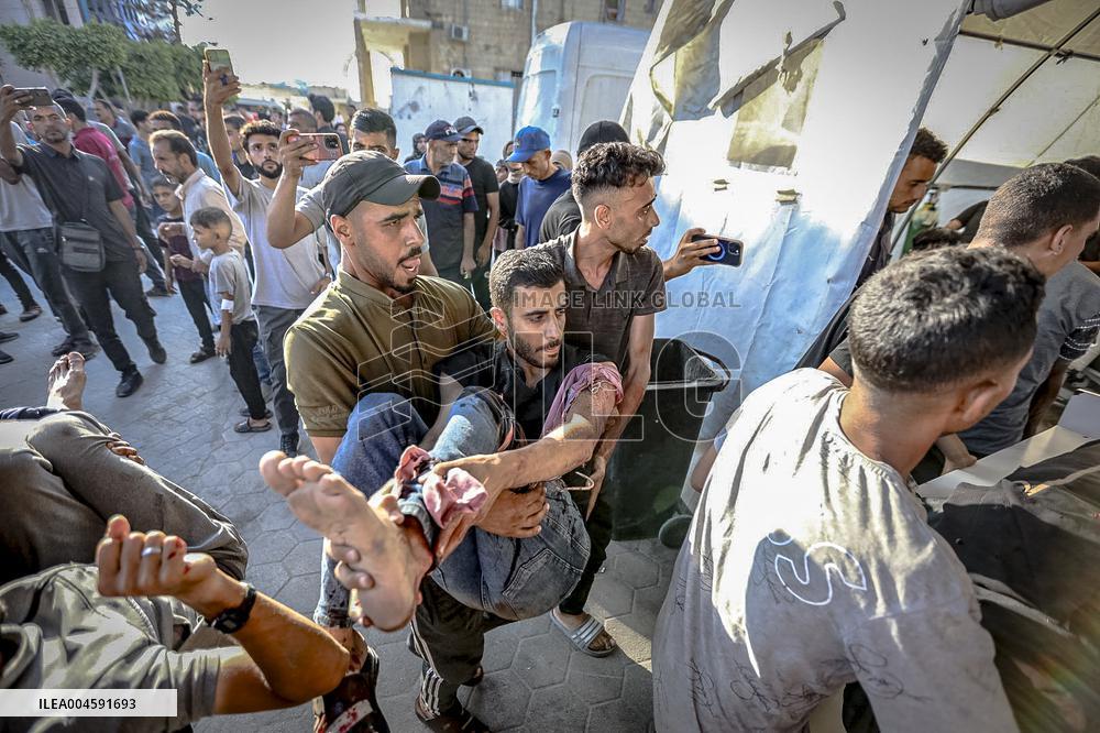 Gazans Killed and Wounded - Gaza City