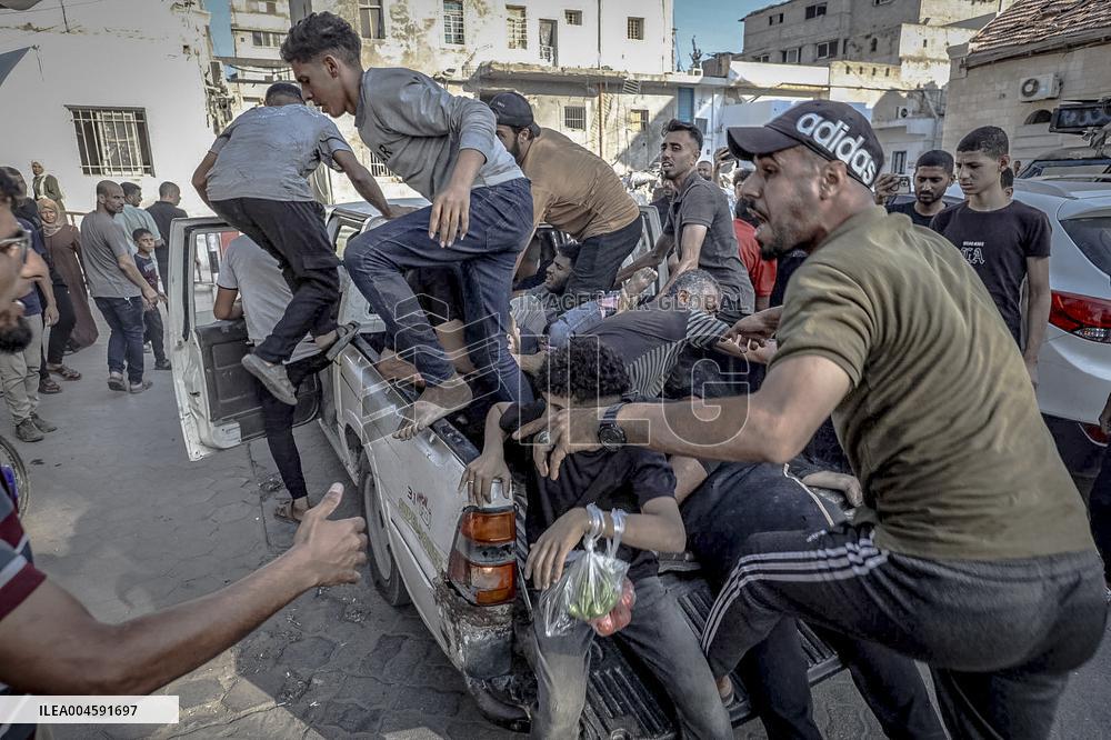 Gazans Killed and Wounded - Gaza City