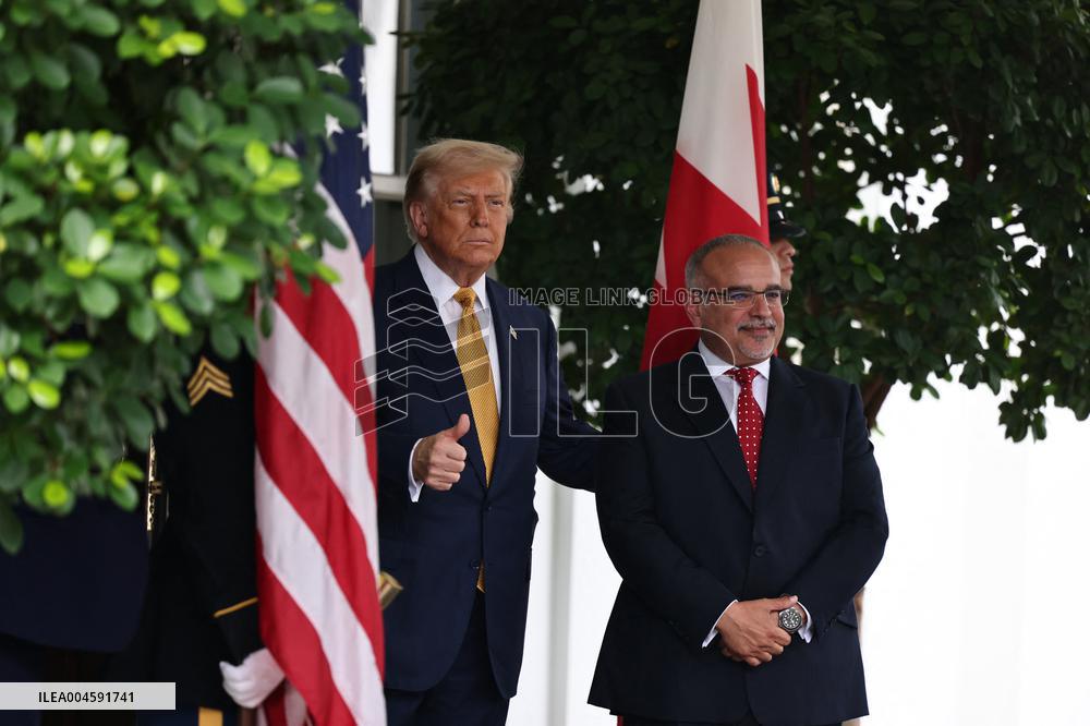 Trump Welcomes Crown Prince Salman of Bahrain