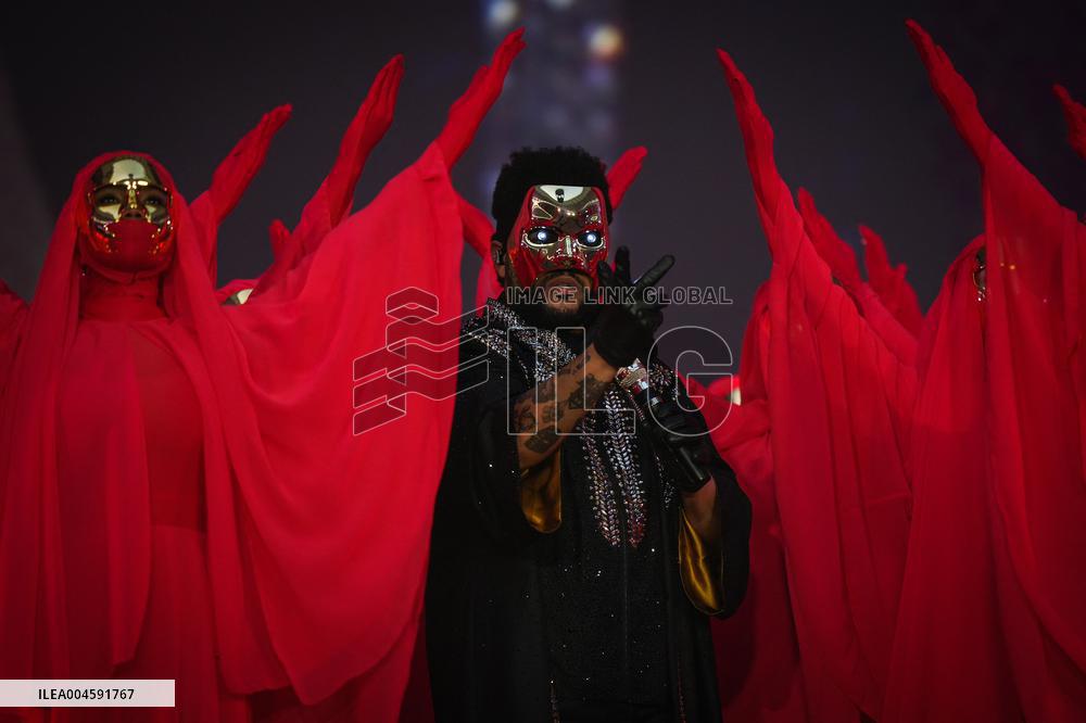 The Weeknd Performs in Vancouver - Canada