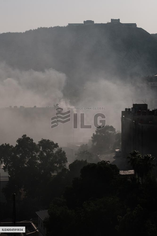 Israeli Aistrike on Damascus - Syria