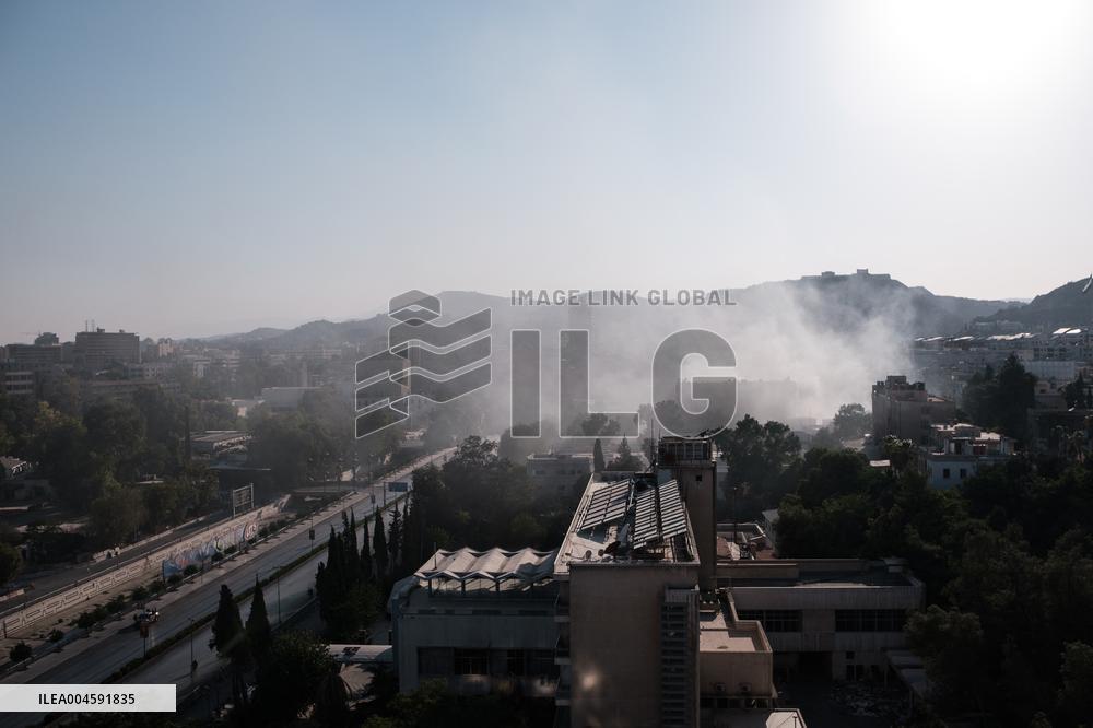 Israeli Aistrike on Damascus - Syria