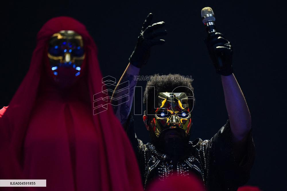 The Weeknd Performs in Vancouver - Canada