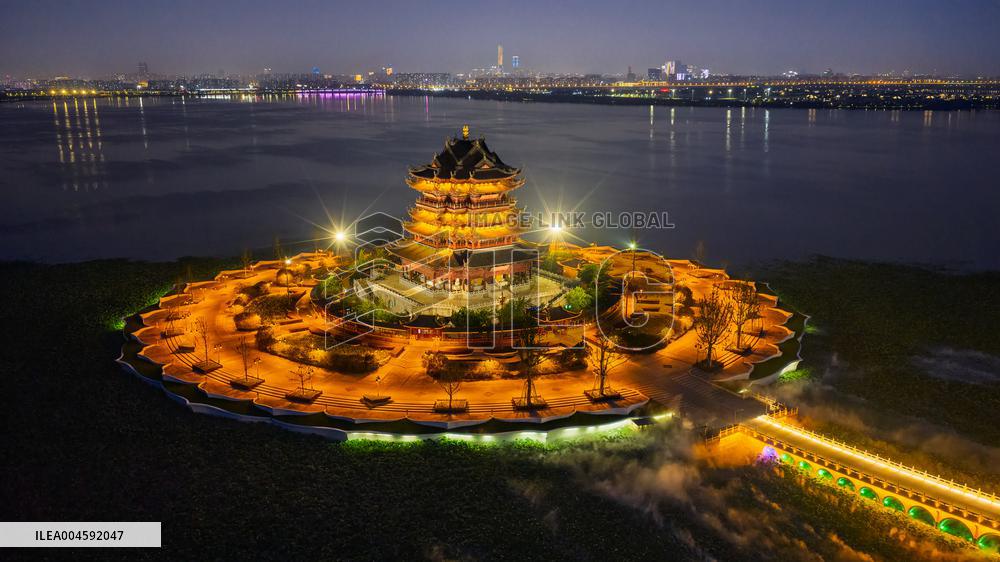 Chongyuan Temple Night View in Suzhou