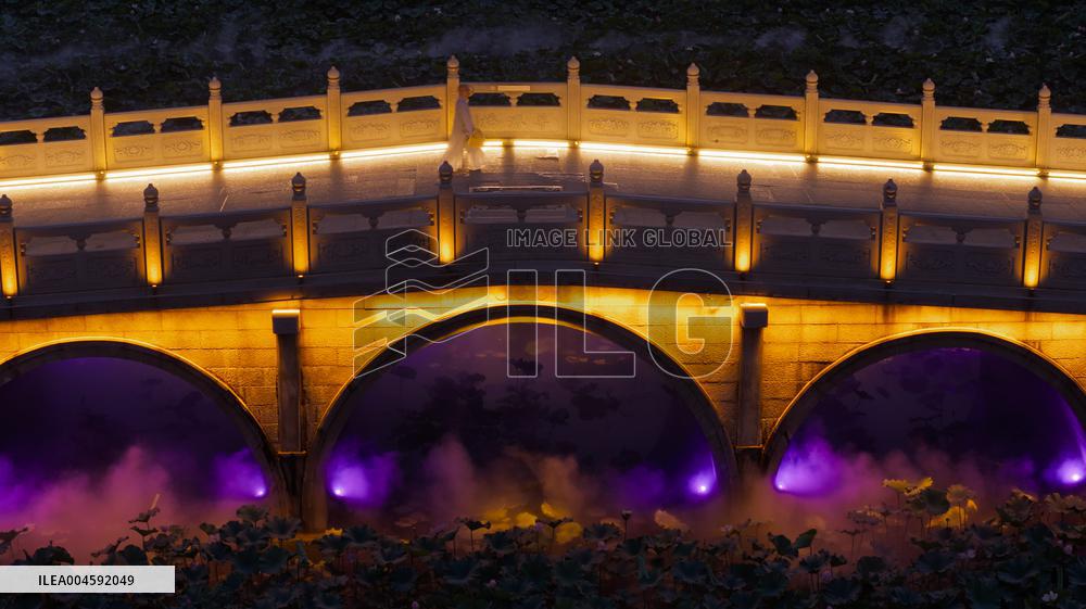 Chongyuan Temple Night View in Suzhou