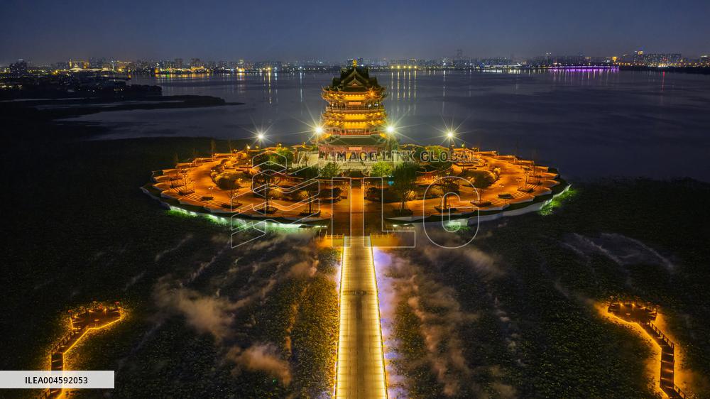 Chongyuan Temple Night View in Suzhou