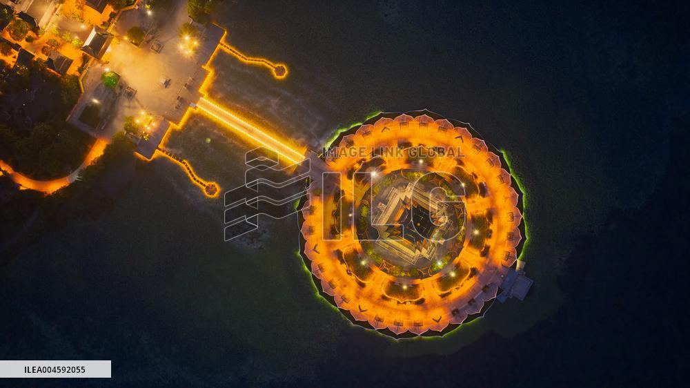 Chongyuan Temple Night View in Suzhou