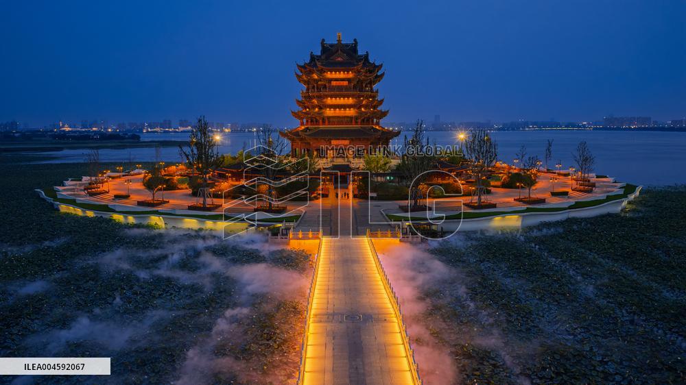 Chongyuan Temple Night View in Suzhou