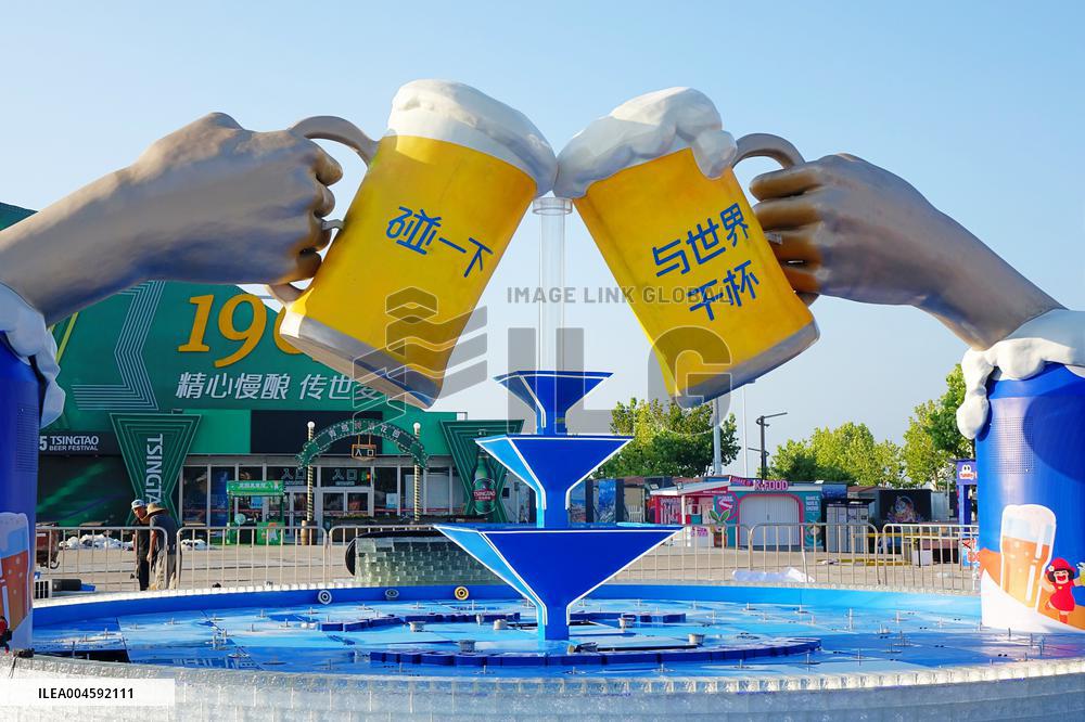 35th Qingdao International Beer Festival Preparation