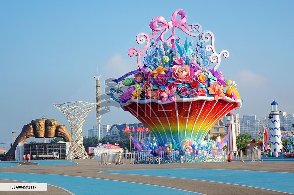 35th Qingdao International Beer Festival Preparation