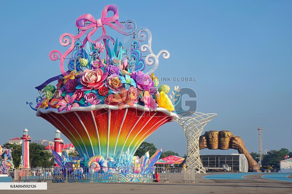 35th Qingdao International Beer Festival Preparation