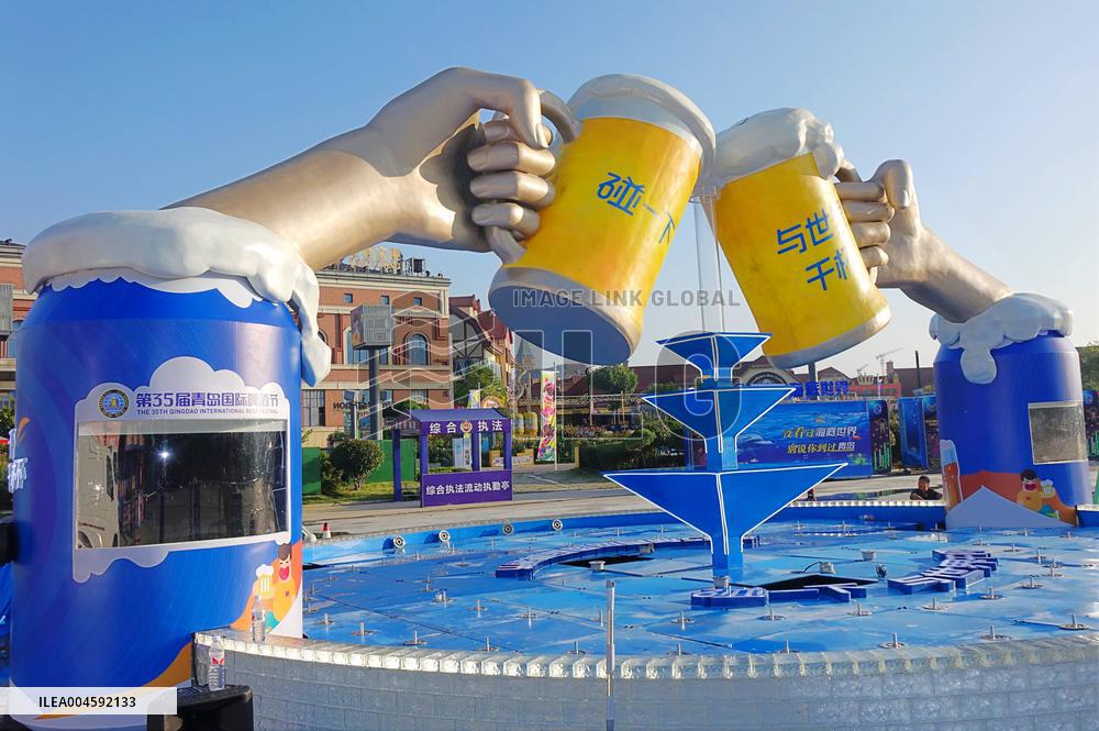 35th Qingdao International Beer Festival Preparation