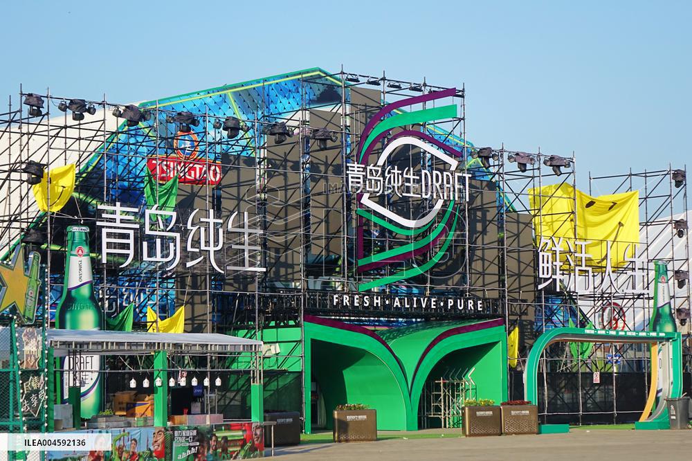 35th Qingdao International Beer Festival Preparation