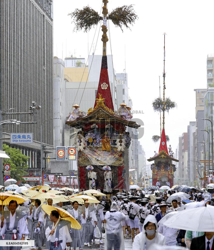 "Yamahoko" parade in Kyoto's Gion Festival