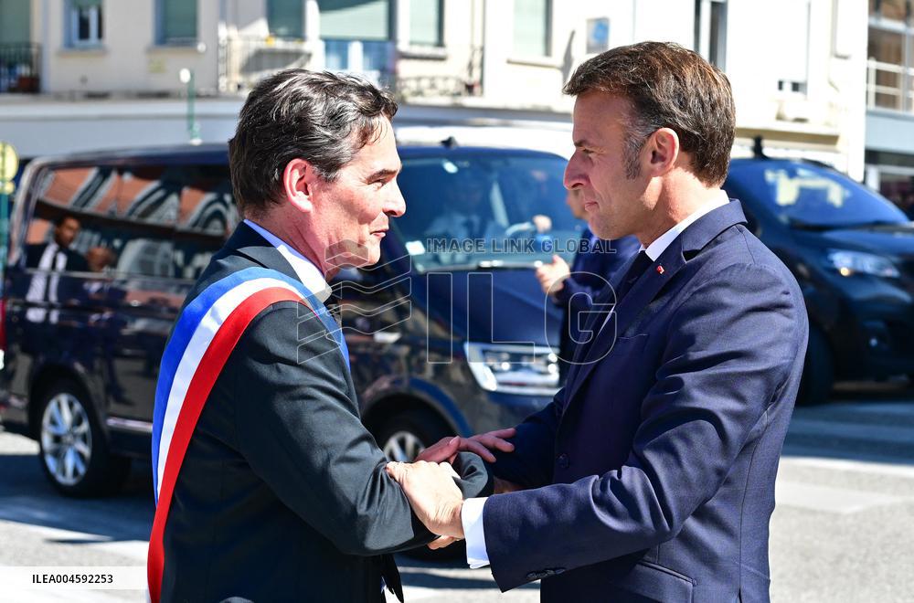 Macron Tours Avenir Lourdes Projects