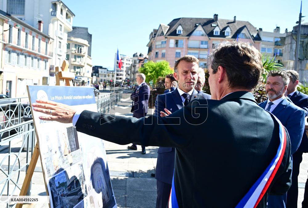 Macron Tours Avenir Lourdes Projects