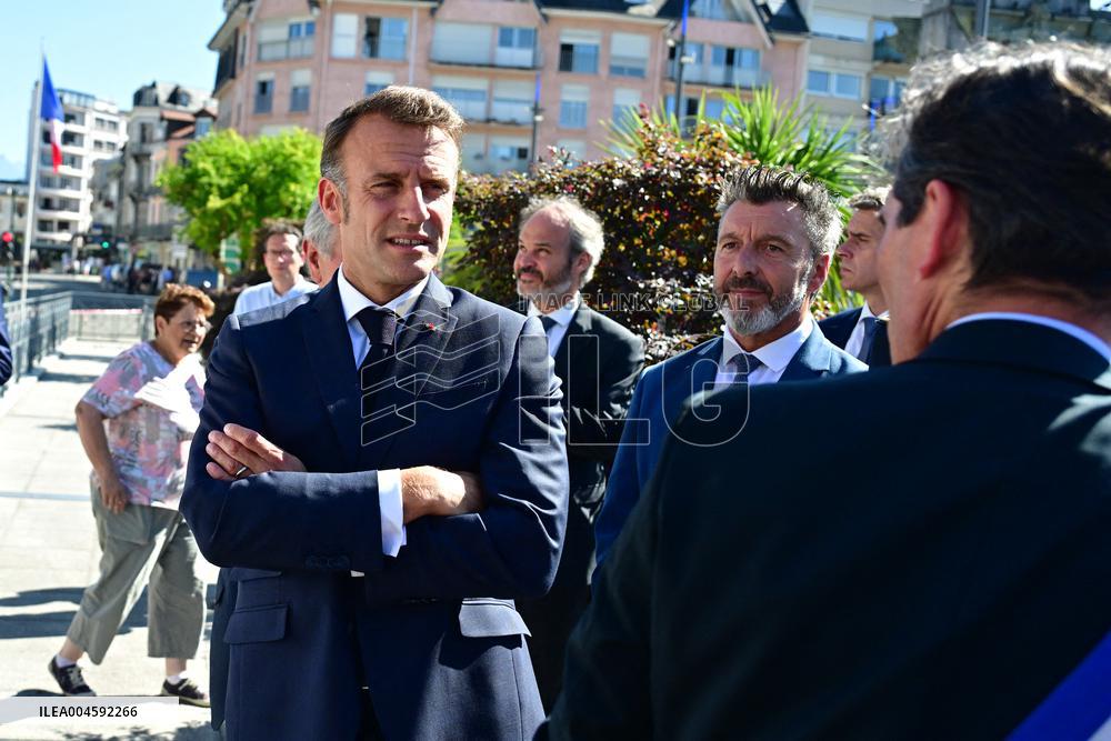 Macron Tours Avenir Lourdes Projects