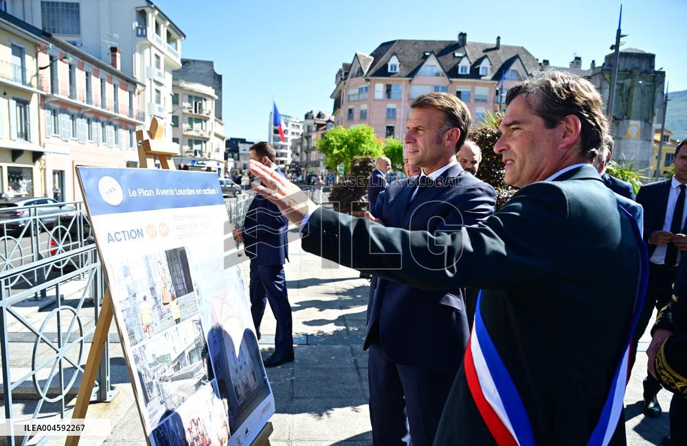 Macron Tours Avenir Lourdes Projects
