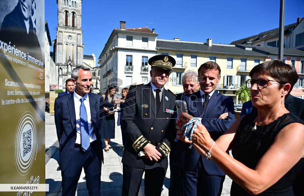 Macron Tours Avenir Lourdes Projects