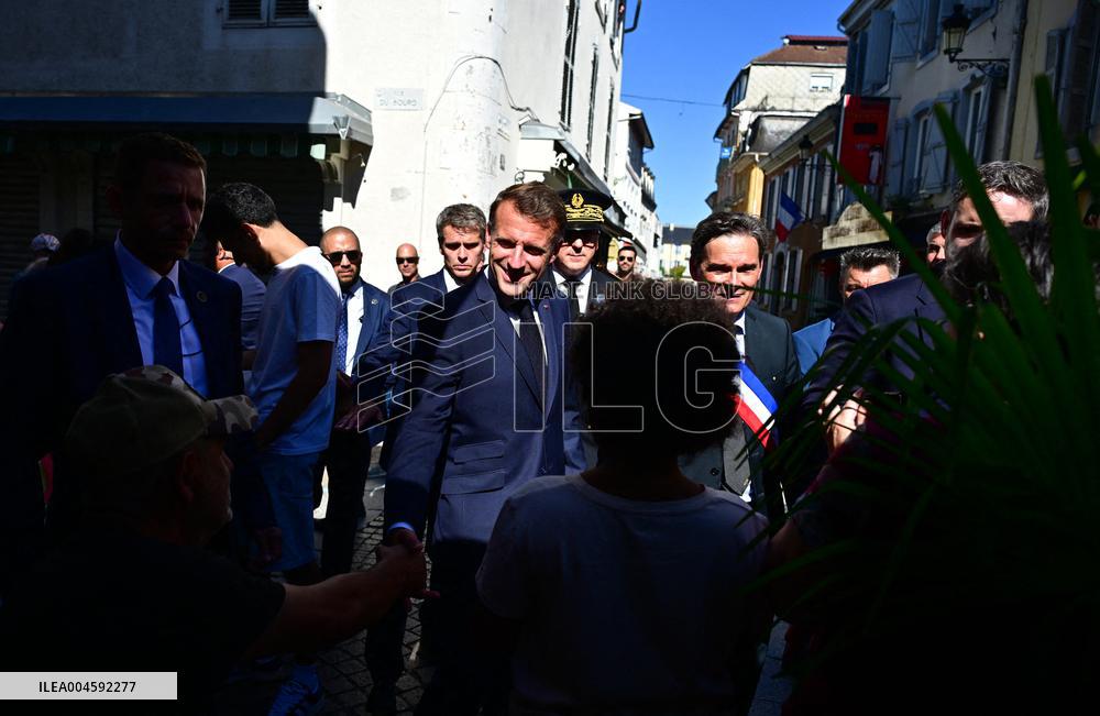 Macron Tours Avenir Lourdes Projects