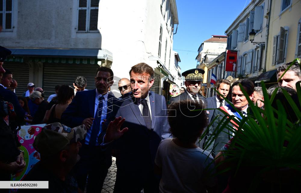 Macron Tours Avenir Lourdes Projects