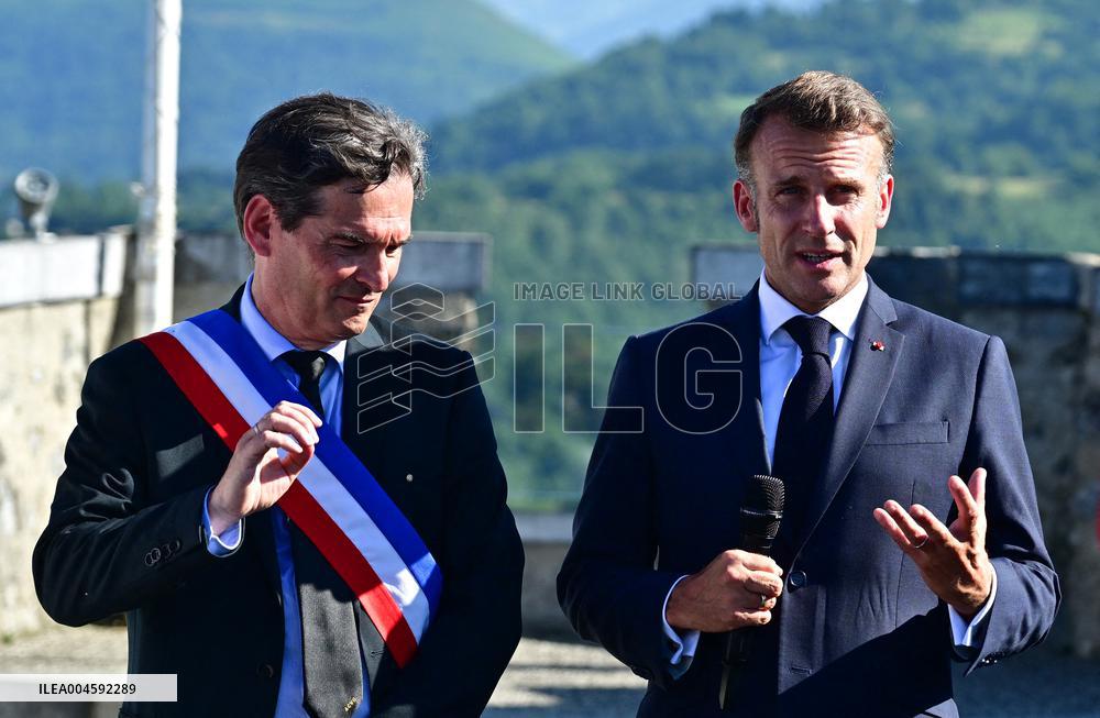 Macron Tours Avenir Lourdes Projects