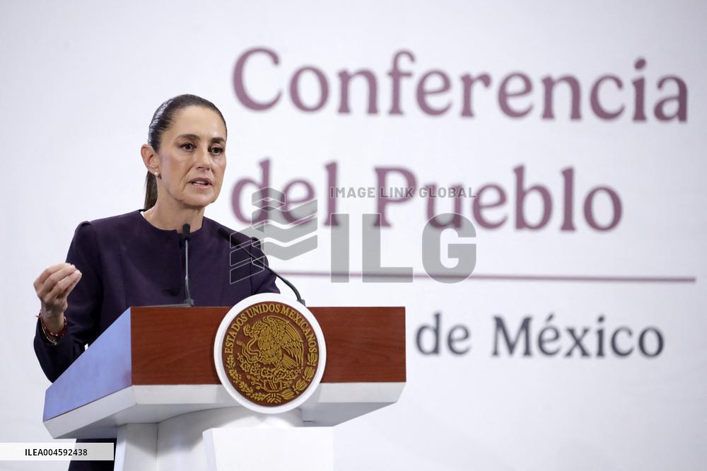 President Claudia Sheinbaum Holds Briefing Conference - Mexico