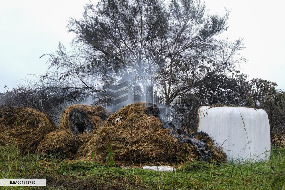 Fire Stabilized After Affecting 70 Hectares in Lalin - Spain