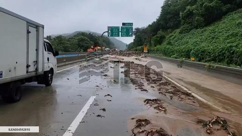 South Korea: Landslides Trigger Seohaean and Seosan-Yeongdeok Expressway Closures