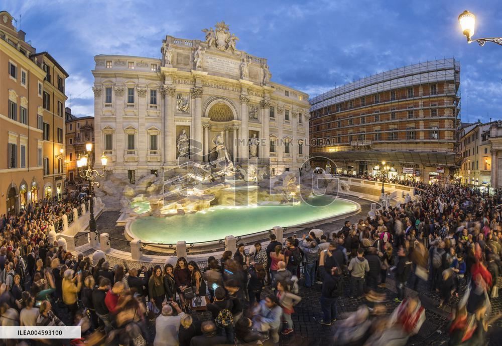 Illustration - Aerial Rome - Italy