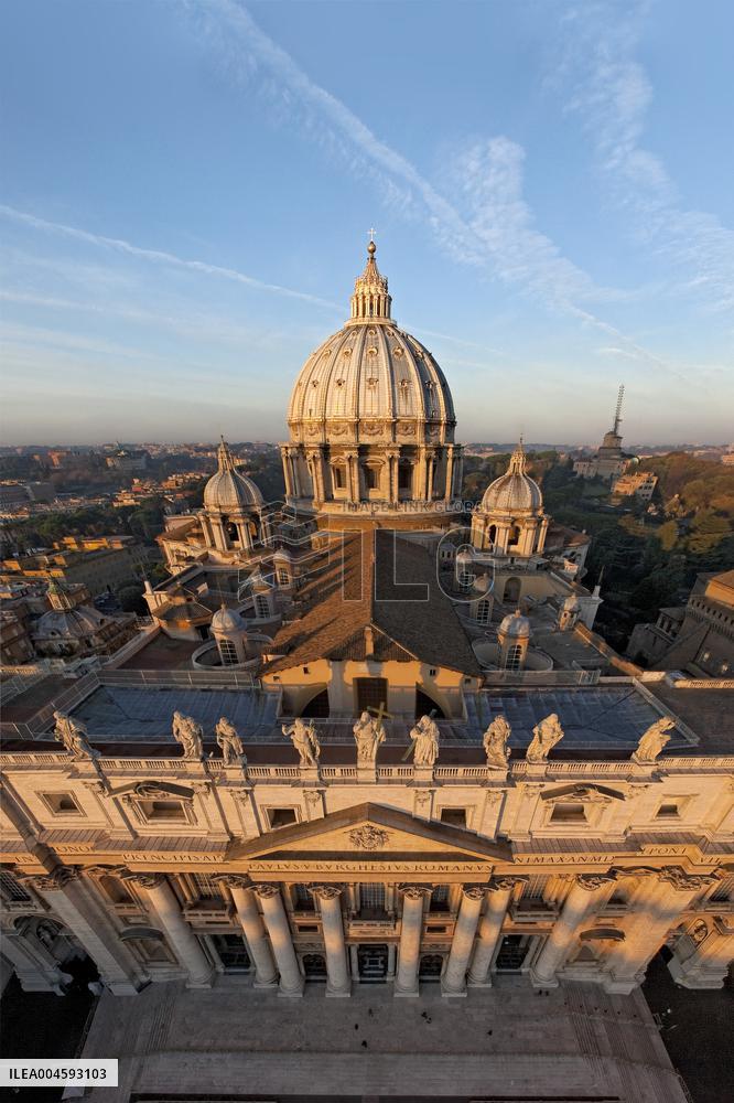 Illustration - Aerial Rome - Italy