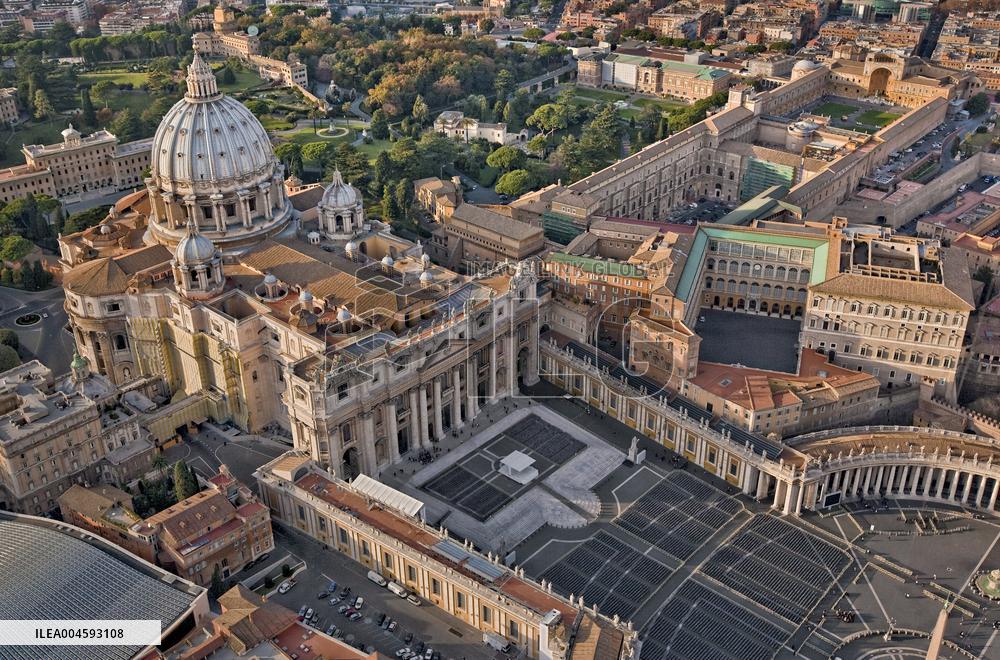 Illustration - Aerial Rome - Italy