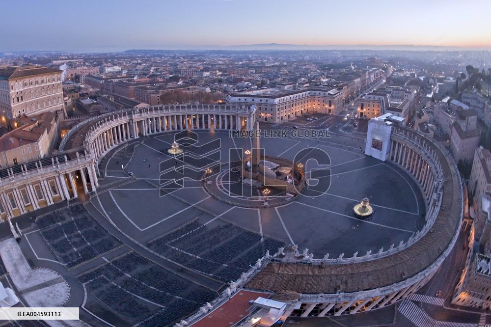 Illustration - Aerial Rome - Italy