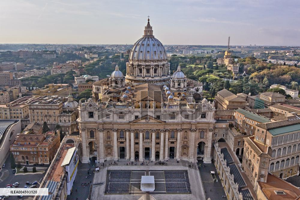 Illustration - Aerial Rome - Italy