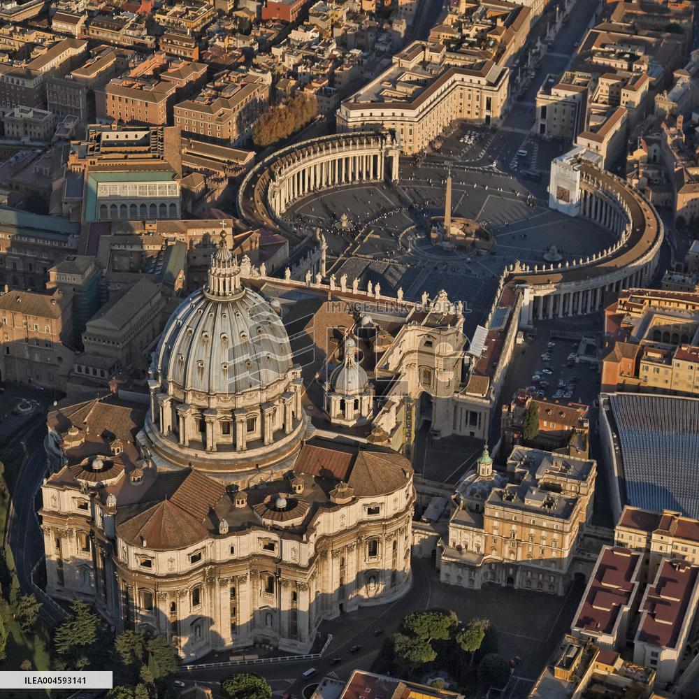 Illustration - Aerial Rome - Italy
