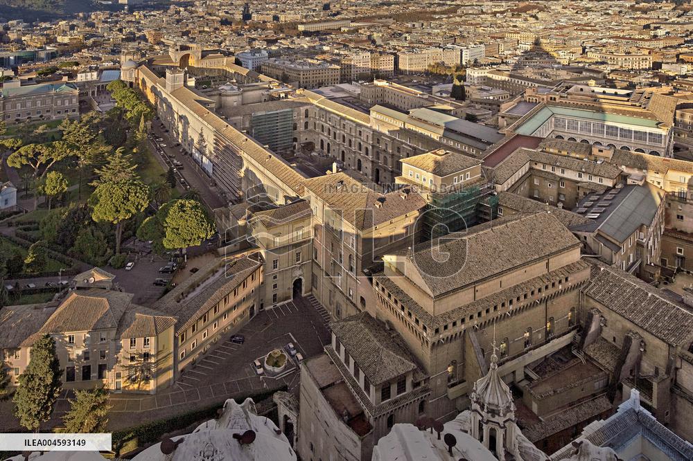 Illustration - Aerial Rome - Italy