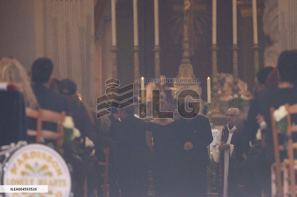 Thierry Ardisson Funeral - Paris