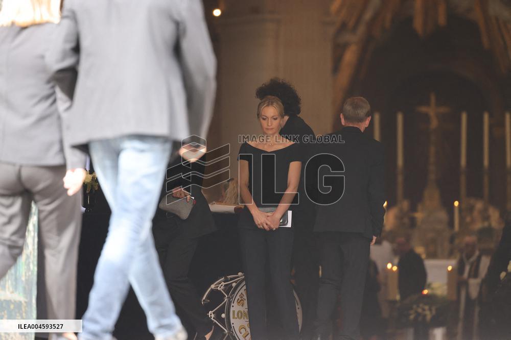 Thierry Ardisson Funeral - Paris