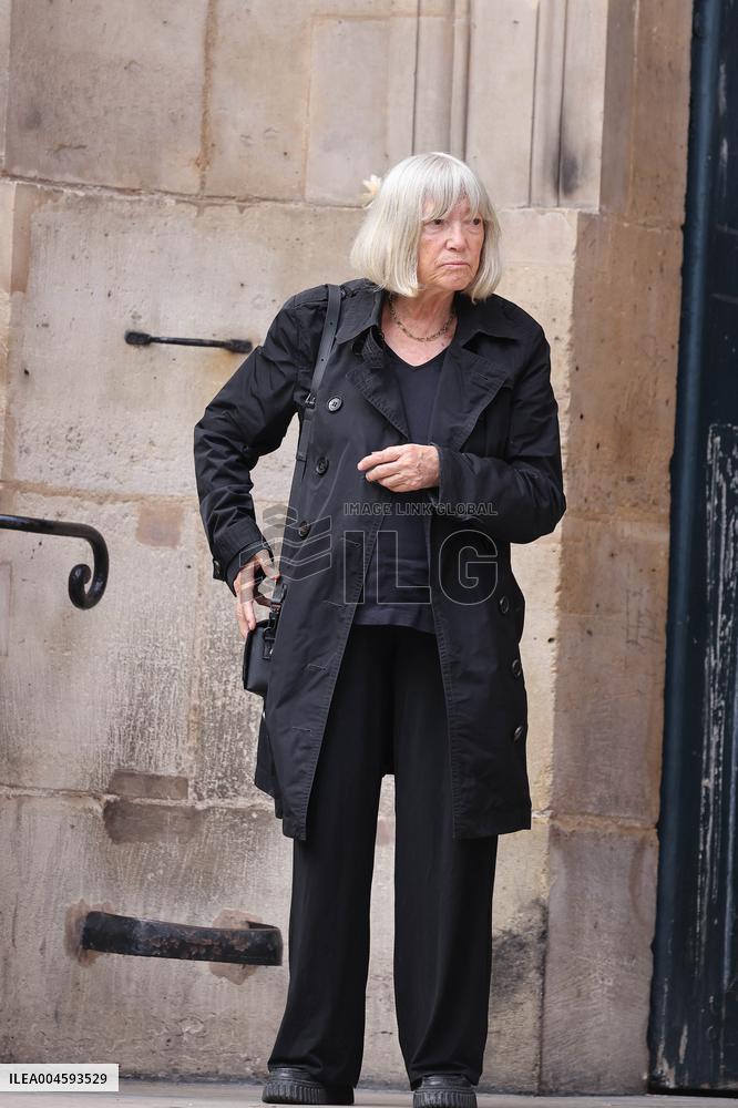 Thierry Ardisson Funeral - Paris