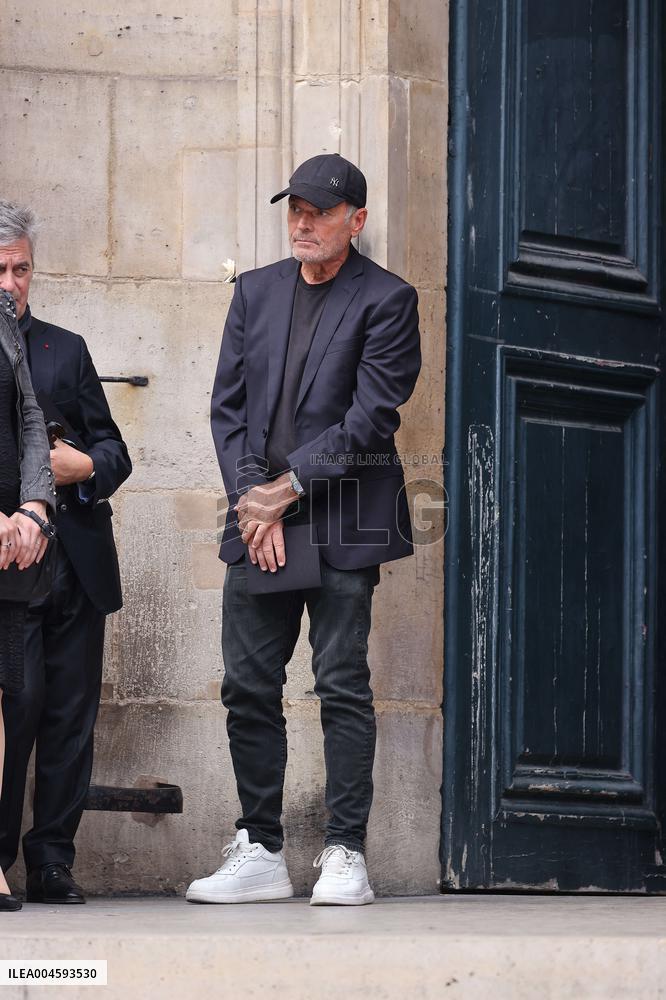 Thierry Ardisson Funeral - Paris