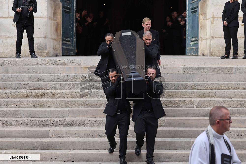 Thierry Ardisson Funeral - Paris
