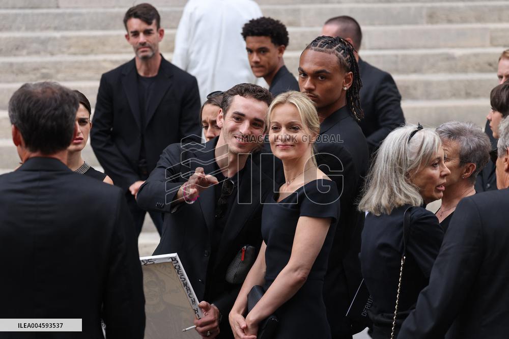 Thierry Ardisson Funeral - Paris