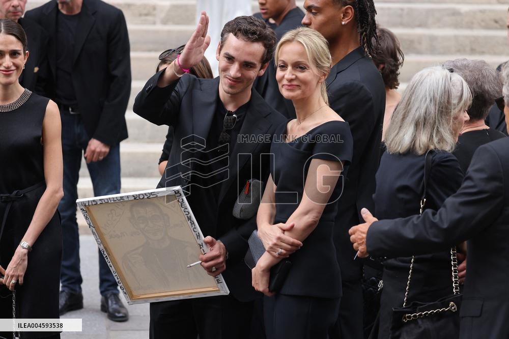 Thierry Ardisson Funeral - Paris
