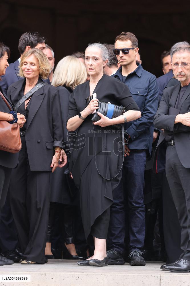 Thierry Ardisson Funeral - Paris