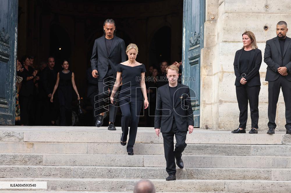 Thierry Ardisson Funeral - Paris