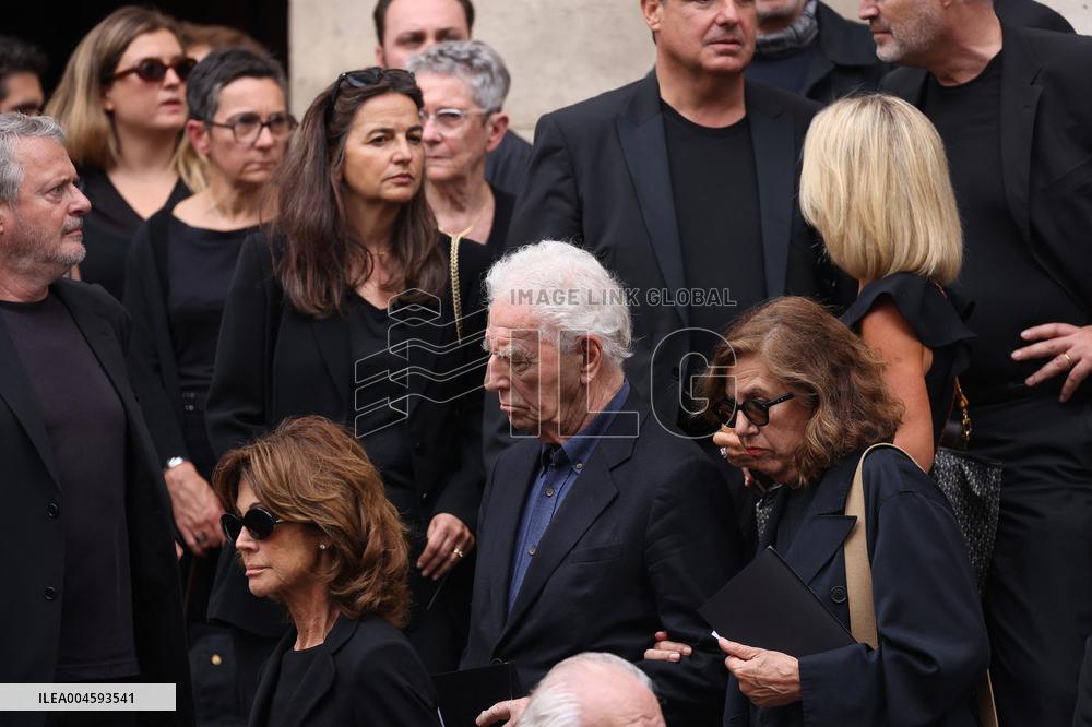 Thierry Ardisson Funeral - Paris