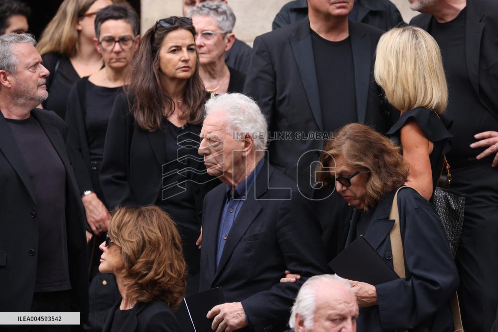 Thierry Ardisson Funeral - Paris