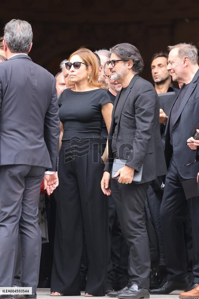 Thierry Ardisson Funeral - Paris